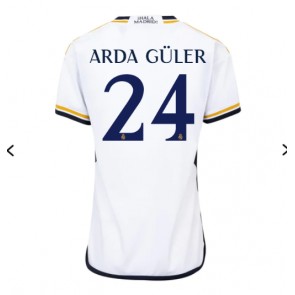Real Madrid Arda Guler #24 Replica Home Stadium Shirt for Women 2023-24 Short Sleeve